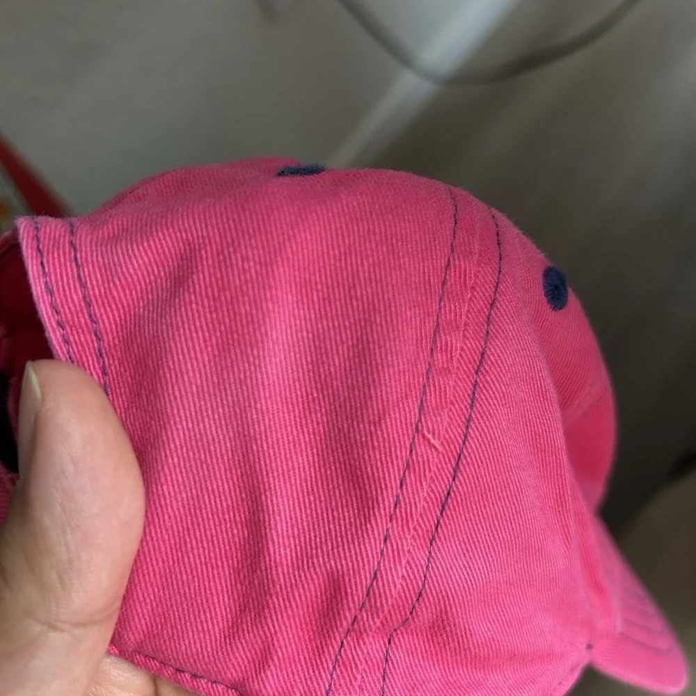 Vintage Y2K Nike Hat Baseball Cap Strapback Swoosh Pink Size Infant Silver Tag‎